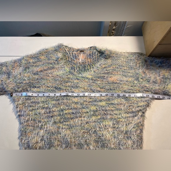 Free People Gelato Pullover Oversized Sweater Galaxy Combo Color Sz XSmall EUC - Picture 14 of 14
